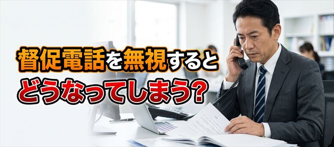 0522182845からの督促電話を無視するとどうなる？